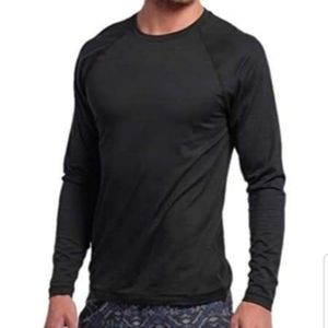 Rhone men's black activewear longsleeve